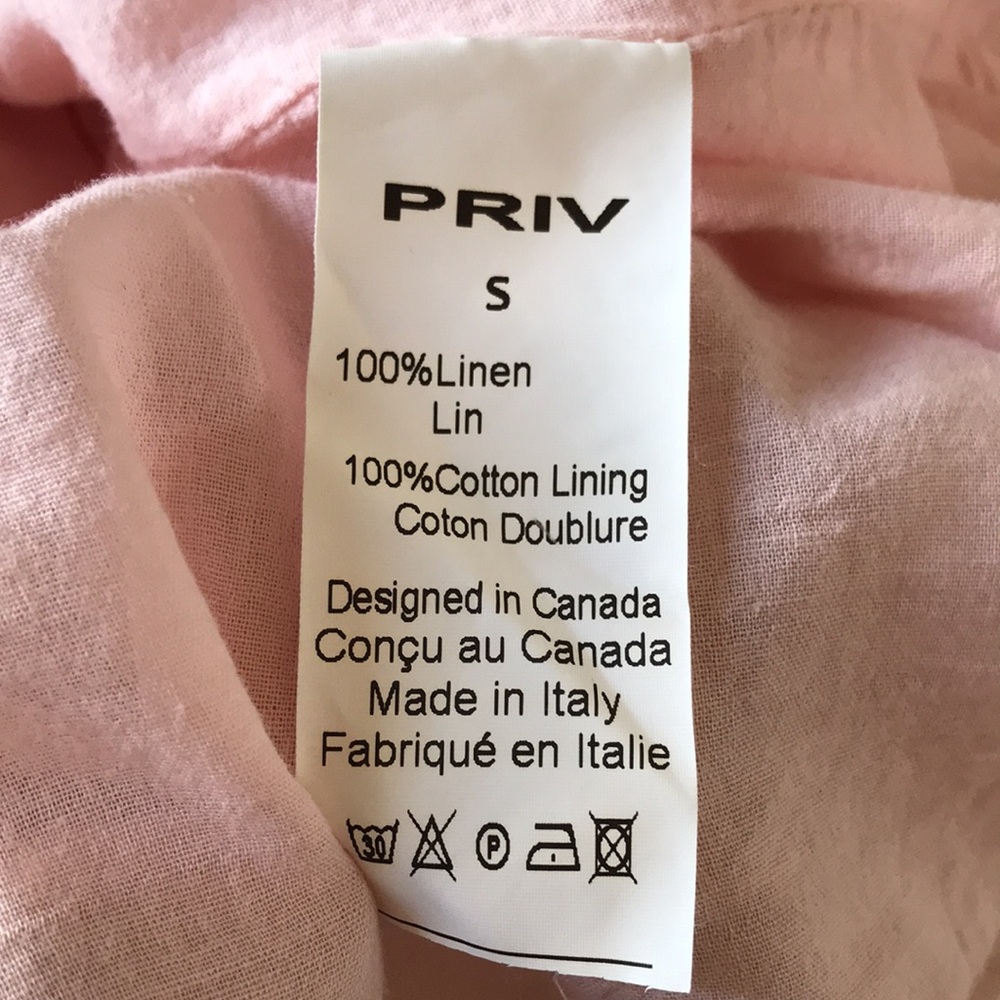 Linen Jillian Harris x PRIV dress size S - Picture 7 of 7